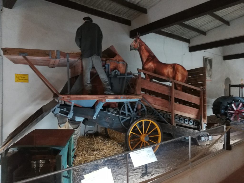 Agricultural equipment at the Musee Maurice Dufresne