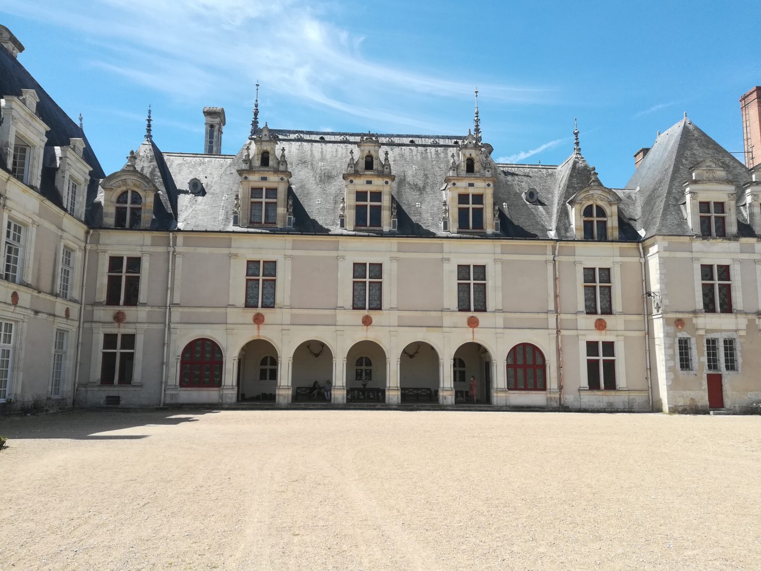 Faces from History at Chateau de Beauregard Eclectic France